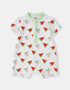 Baby Short Sleeve All-Over Watermelon Print Romper