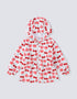 Kid All-Over Berries Print Zipped Windbreaker