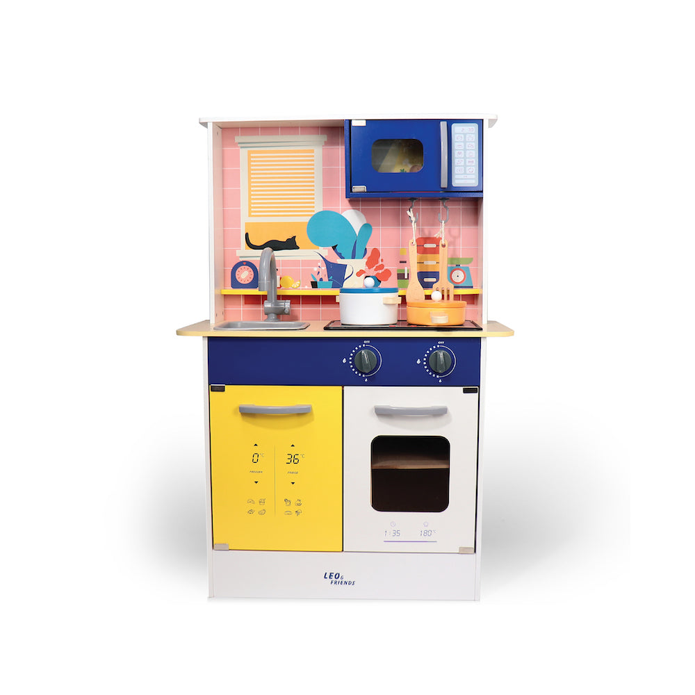 Leo & Friends Leo & Friends - Light and Sound Kitchen (Display Sale) Wooden Toy