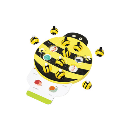 Leo & Friends Leo & Friends - Bee Memory Fun Family Game Wooden Toy