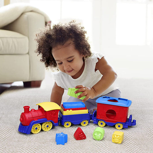 Green Toys Green Toys - Mickey Mouse & Friends (Stack & Sort Train) Transportation