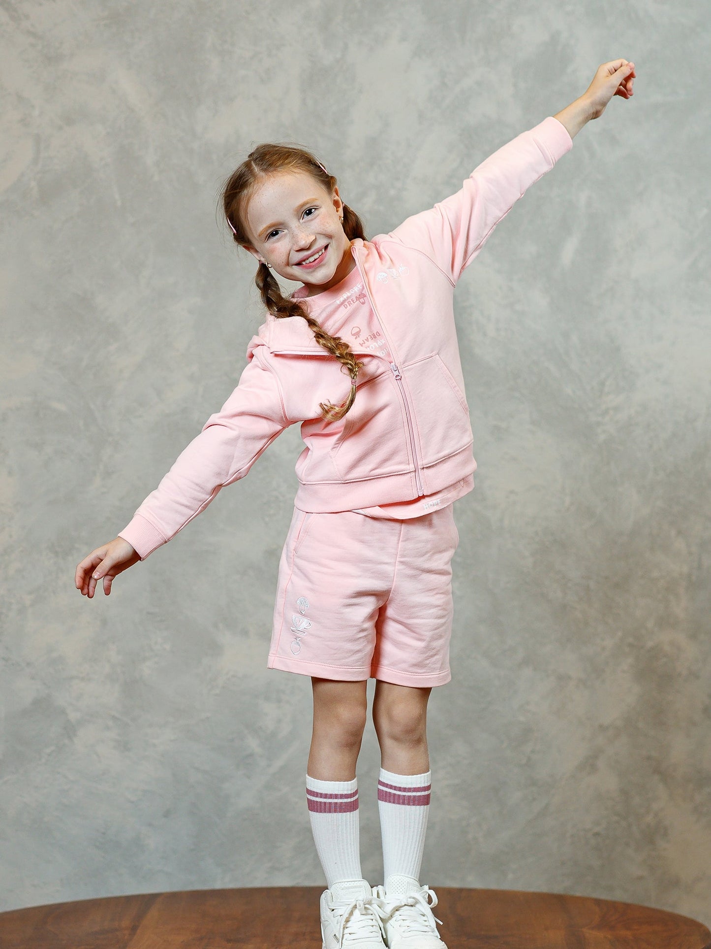 Kid Embroidery Sweat Shorts