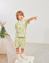 Kid All-Over Lemon Tea Print Shorts