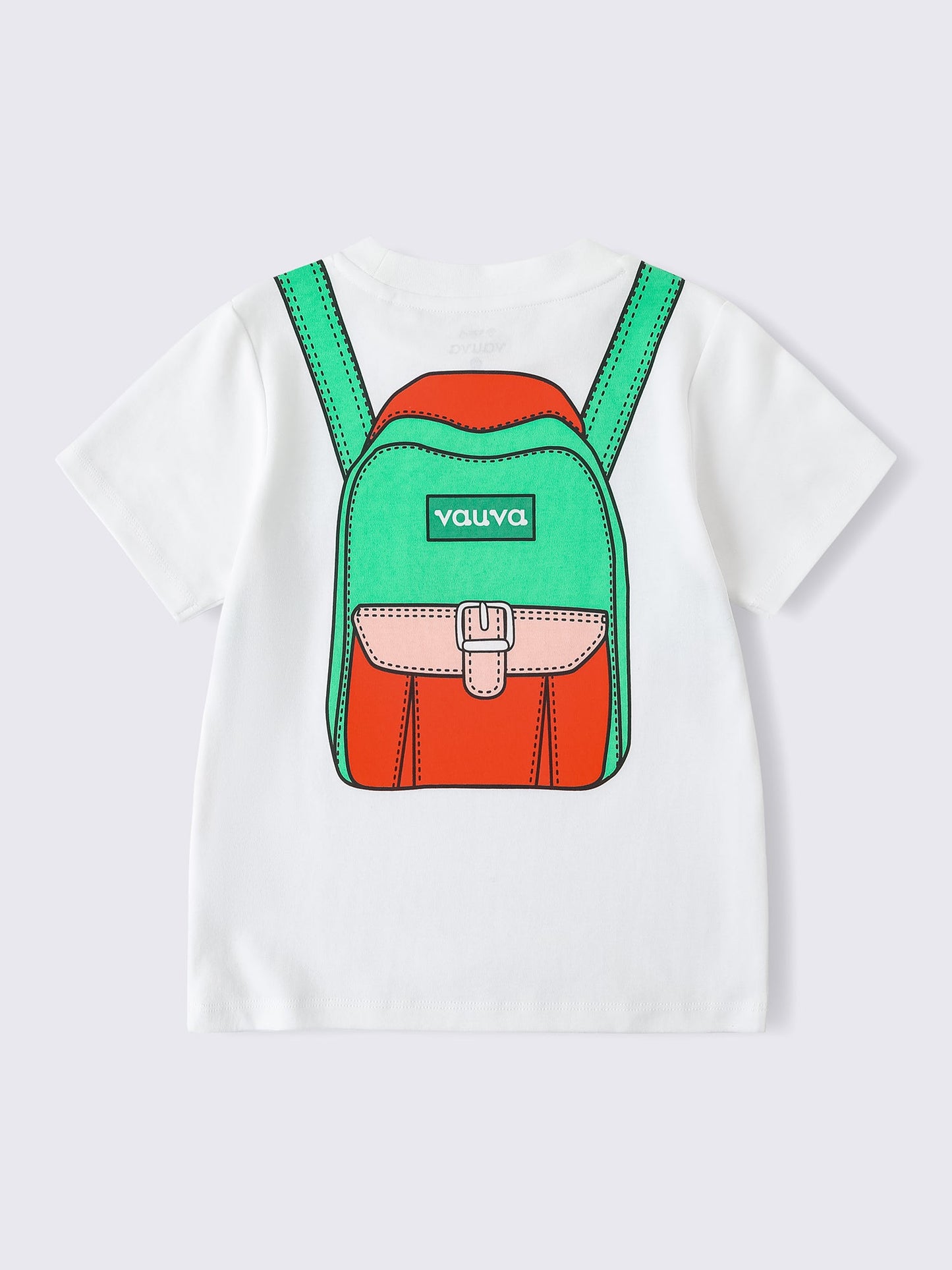 Kid Short Sleeve Backpack Print Tee