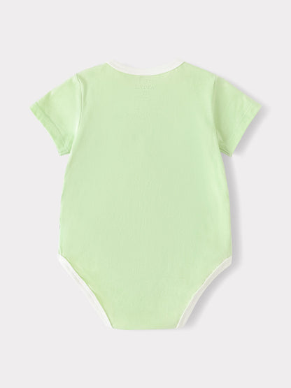Baby Short Sleeve Lemon Tea Print Bodysuit