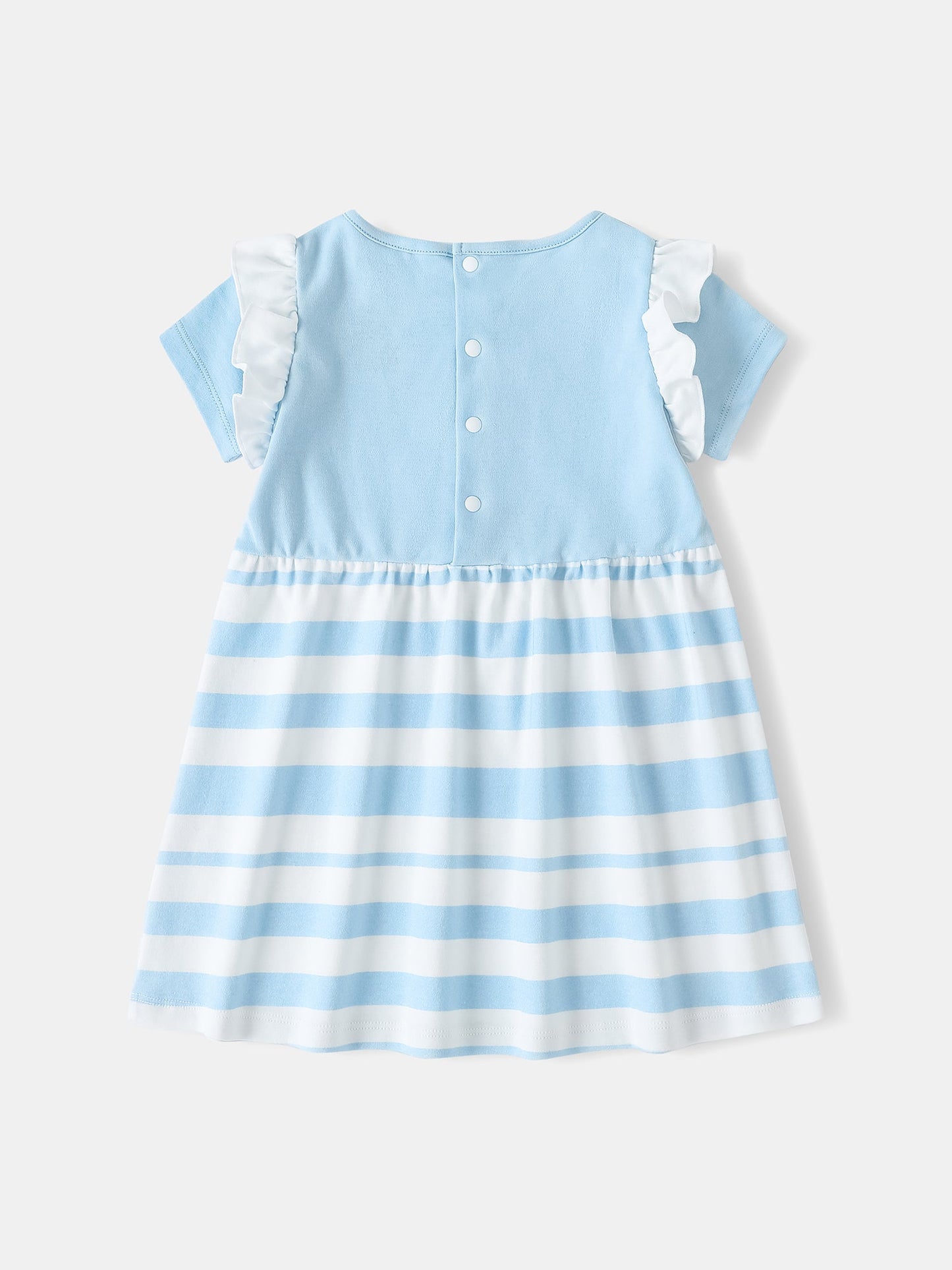 Baby Ruffle Sleeve Berries Print Dress & Knicker Set