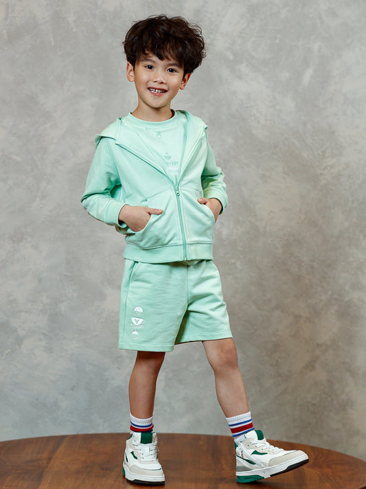 Kid Embroidery Sweat Shorts
