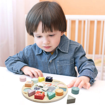 Leo & Friends Leo & Friends - Shape Sorting Clock Wooden Toy