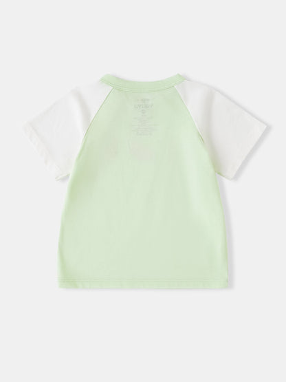 Baby Short Raglan Sleeve Watermelon Print Tee