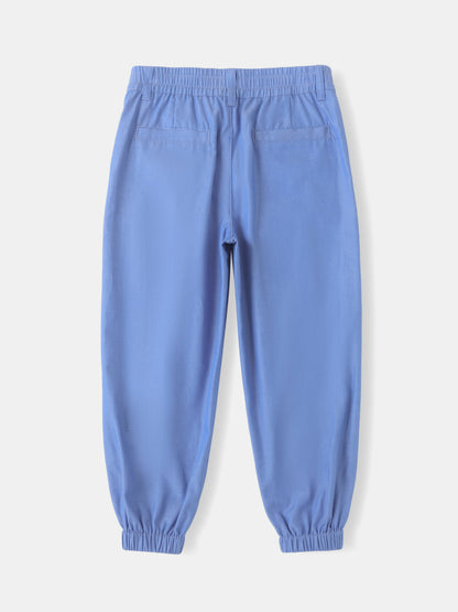 Kid Lemon Tea Print Barrel Pants