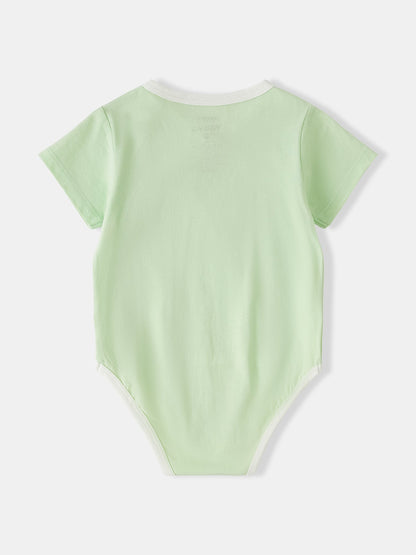 Baby Short Sleeve Watermelon Print Bodysuit