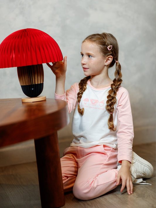 Kid Raglan Sleeve Print Tee