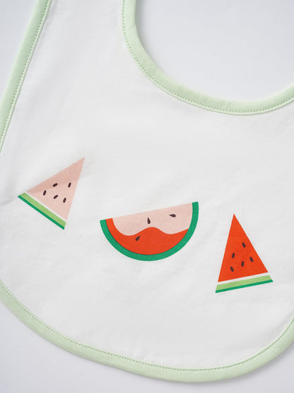 Baby Watermelon Print Bib