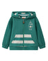 Bear-Embroidered Hooded Jacket