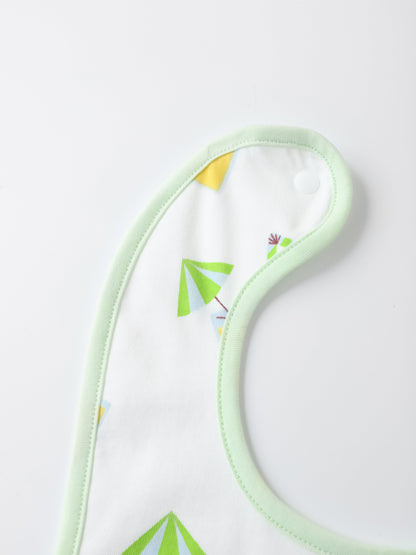 Baby All-Over Lemon Tea Print Bib