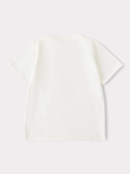 Kid Short Sleeve Lemon Tea Print Tee