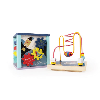 Leo & Friends Leo & Friends - Space Activity Cube Wooden Toy