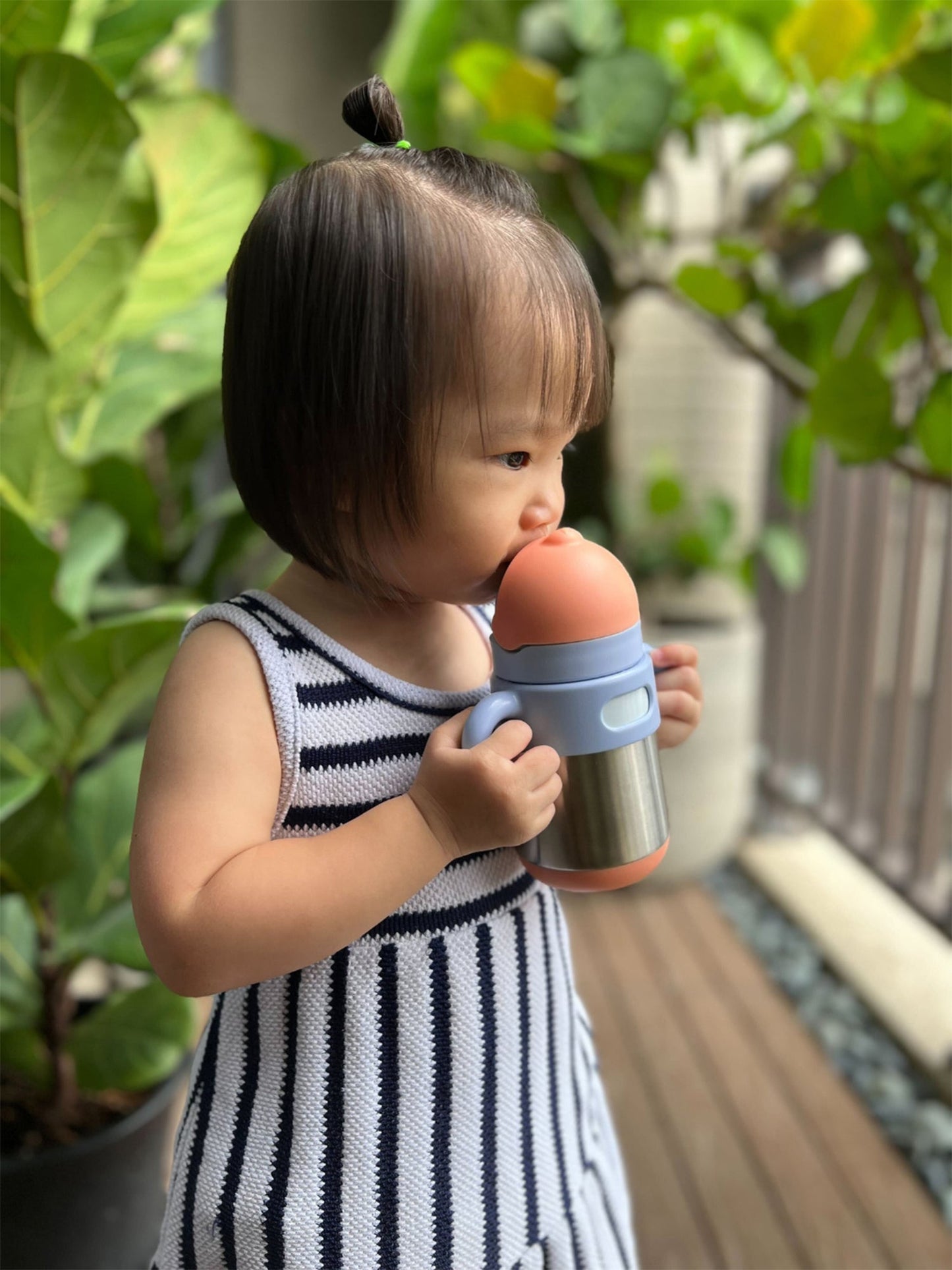 Matt Thermal Straw Bottle