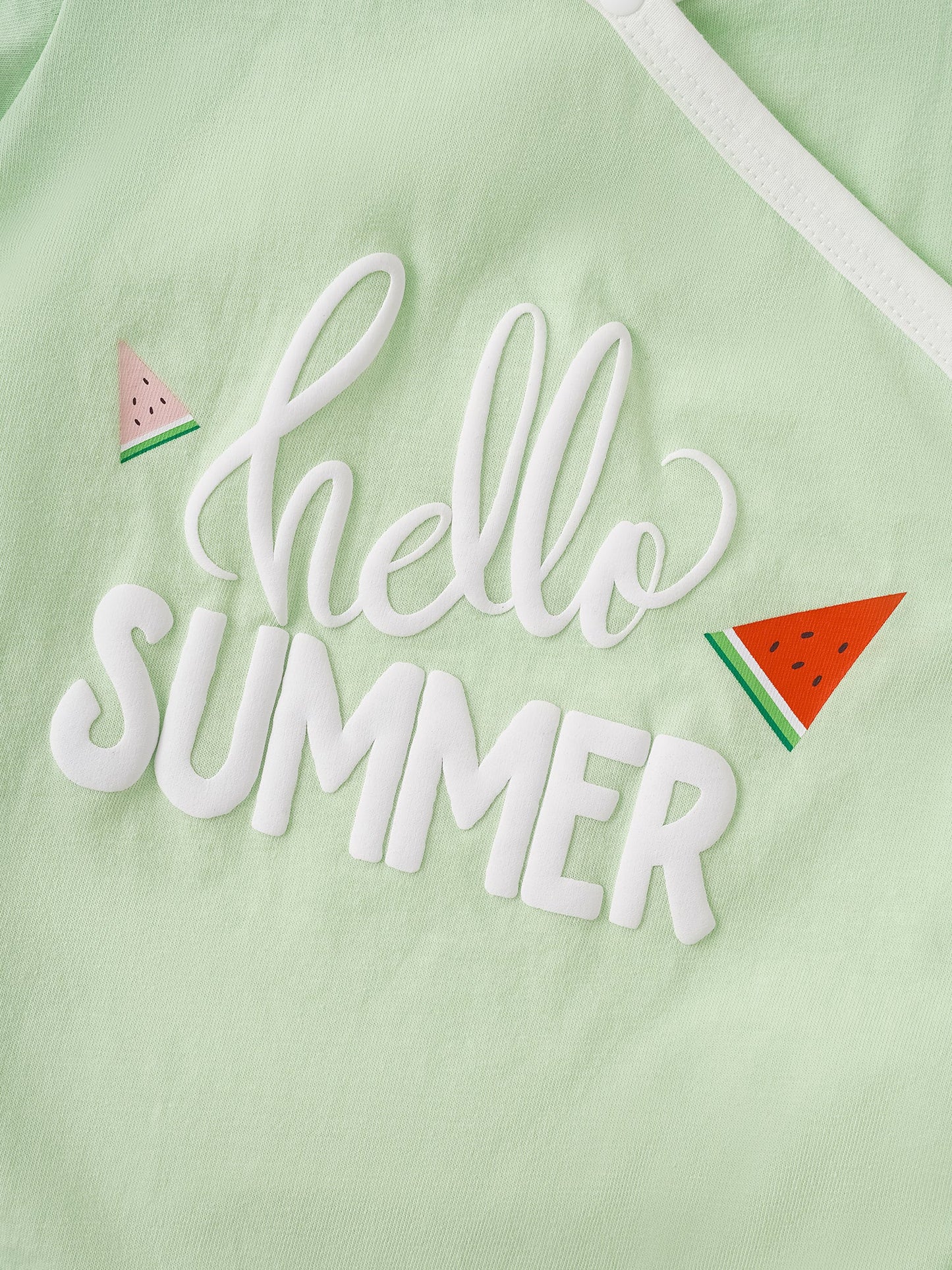 Baby Short Sleeve Watermelon Print Bodysuit