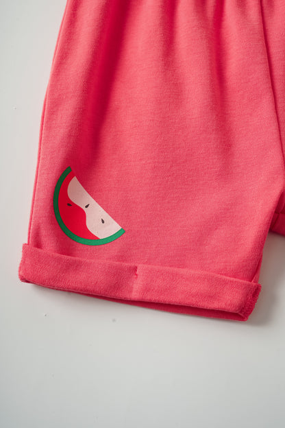 Baby Watermelon Print Shorts