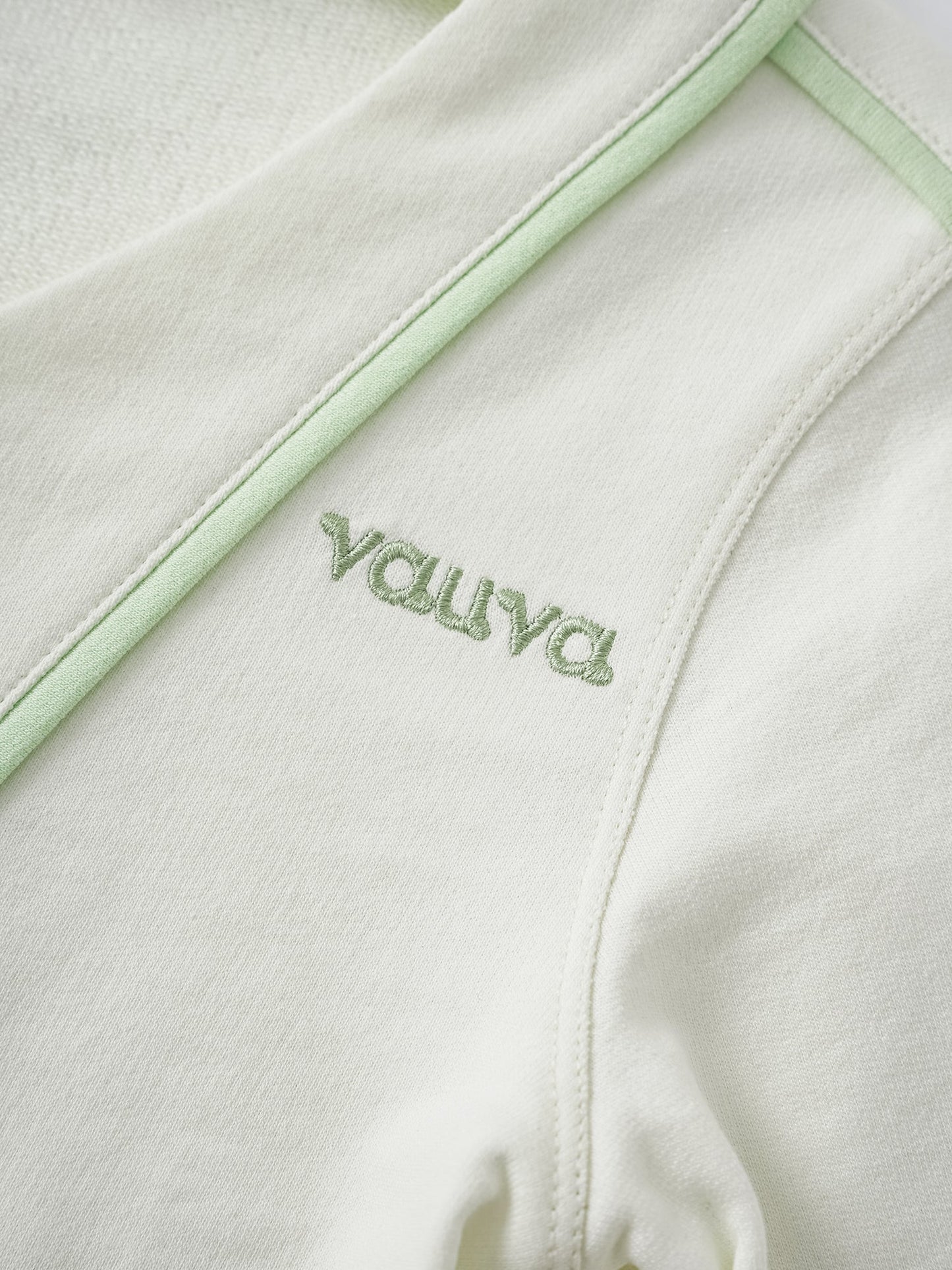 Kid Logo Embroidery Open Chest Jacket