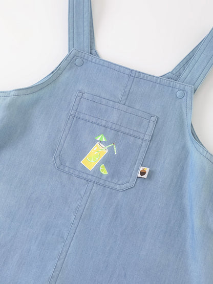 Baby Short Sleeve Tee & Dungaree Shorts Set