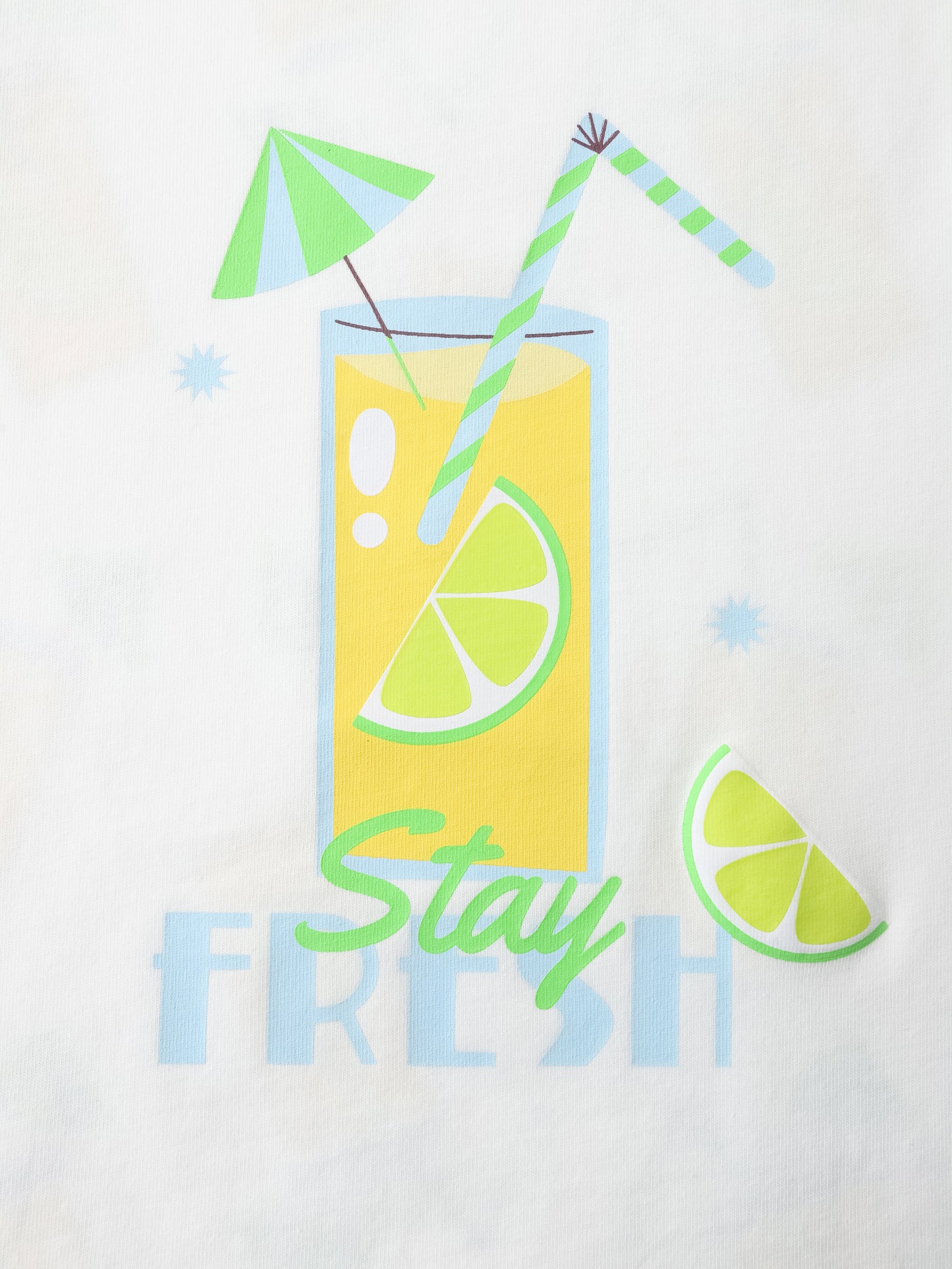 Kid All-Over Lemon Tea Print Tank Top
