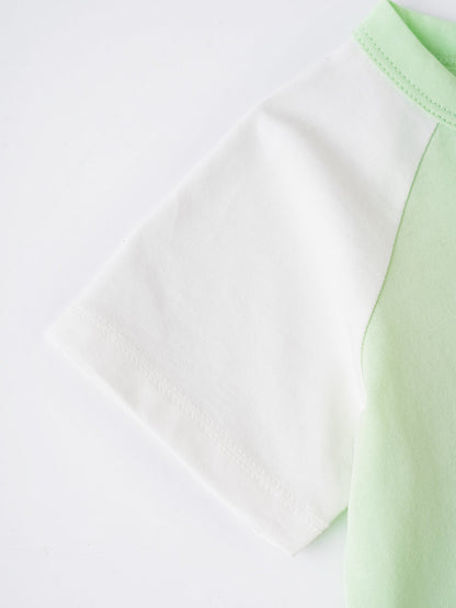 Baby Short Raglan Sleeve Watermelon Print Tee