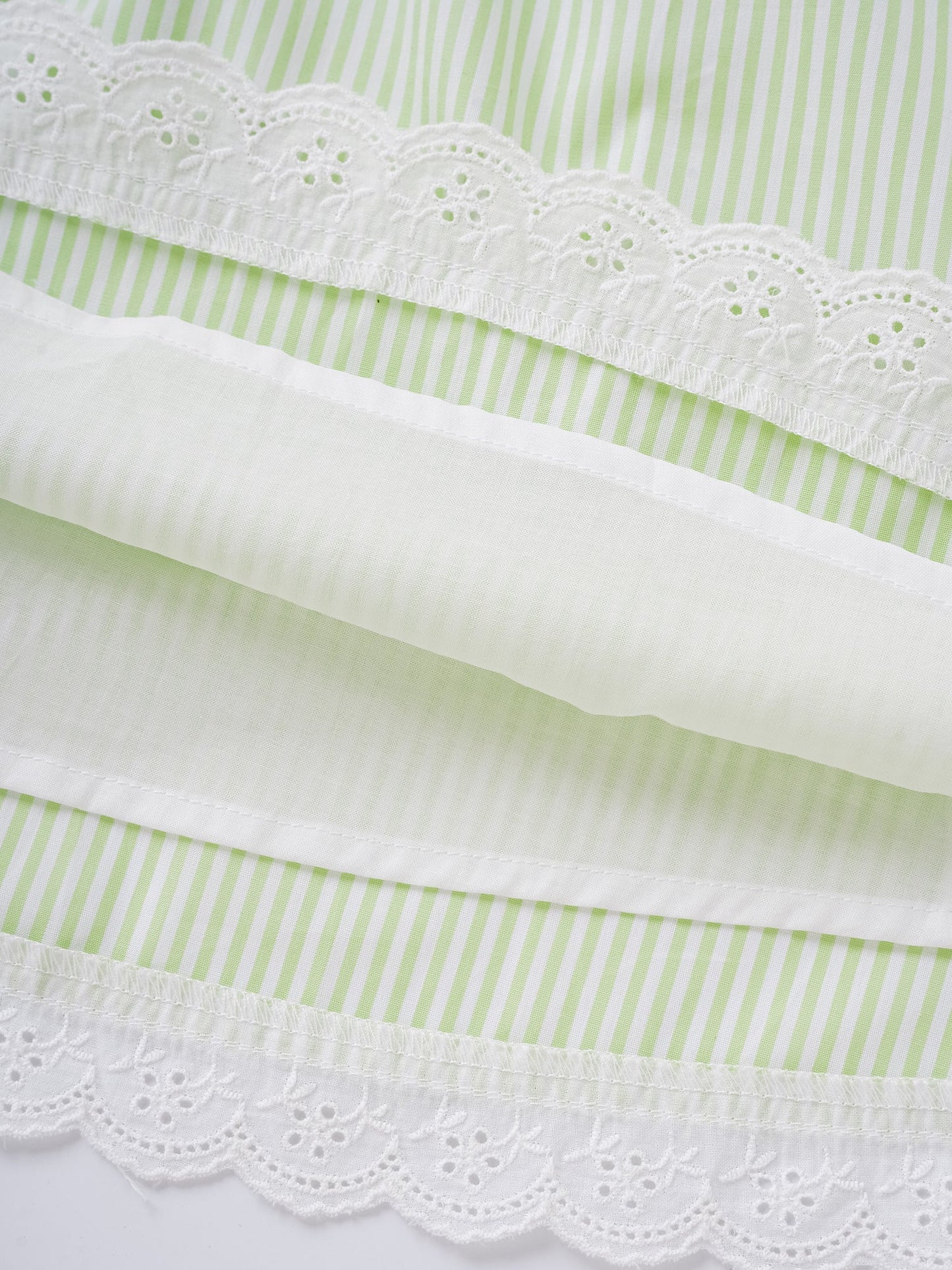 Kid Lace-Trimmed Ruffle Sleeve Dress