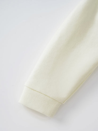 Kid Long Sleeve Strawberry Applique Sweatdress