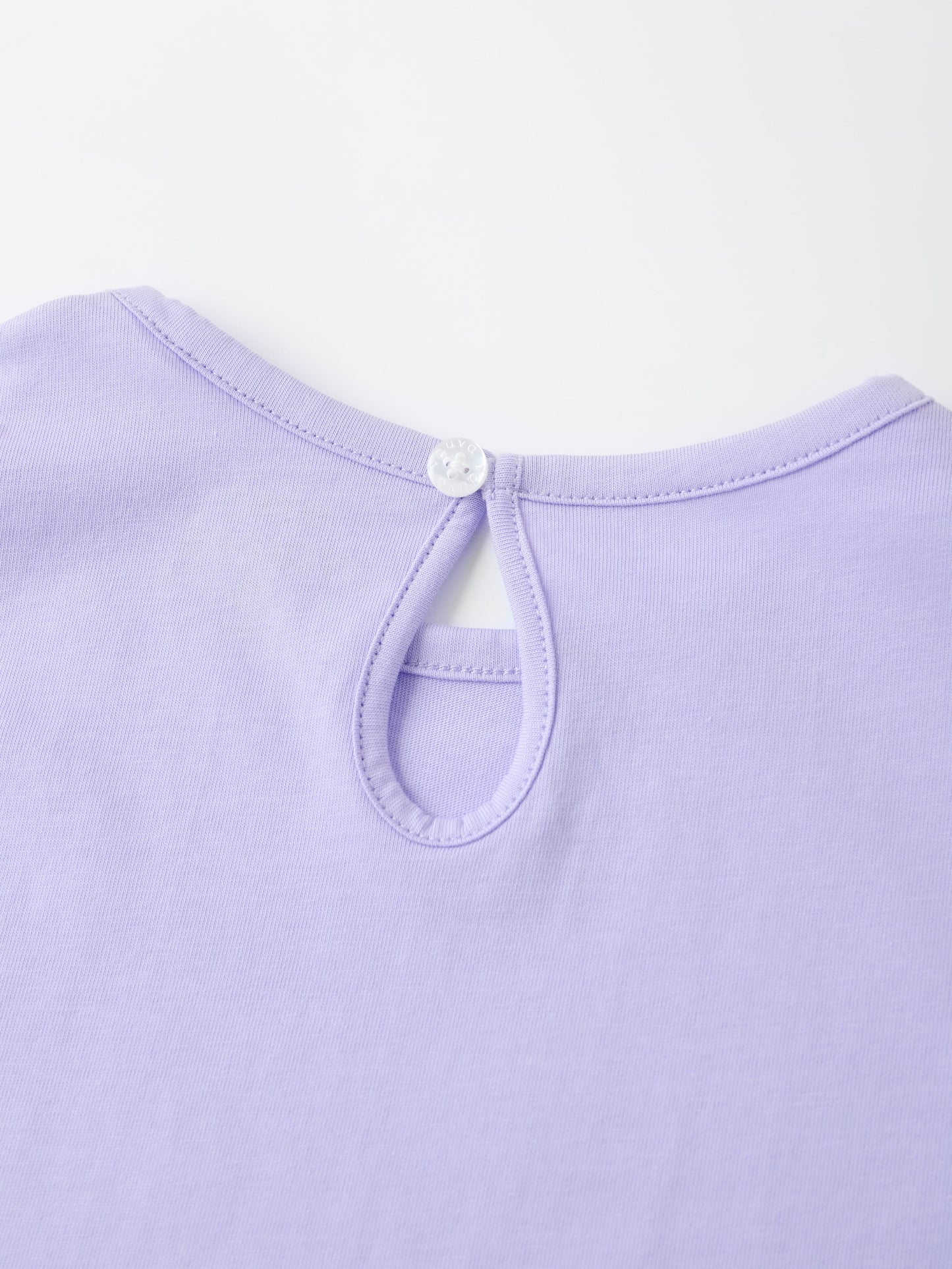 Kid Lace Cap Sleeve Bunny Print Tee