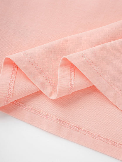 Kid Ruffle Cap Sleeve Bunny Print Dress