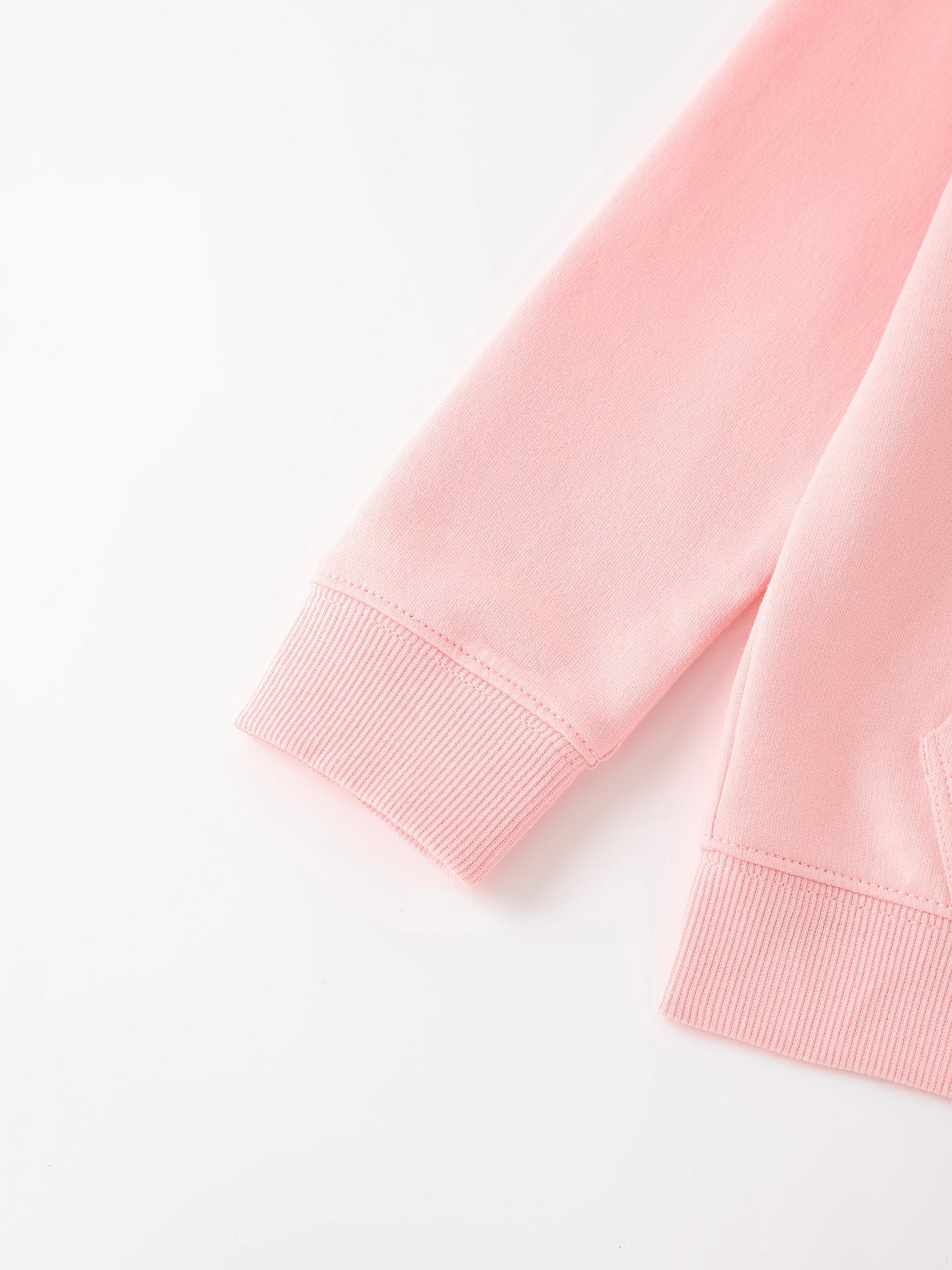 Kid Long Sleeve Embroidery Zipped Hoodie