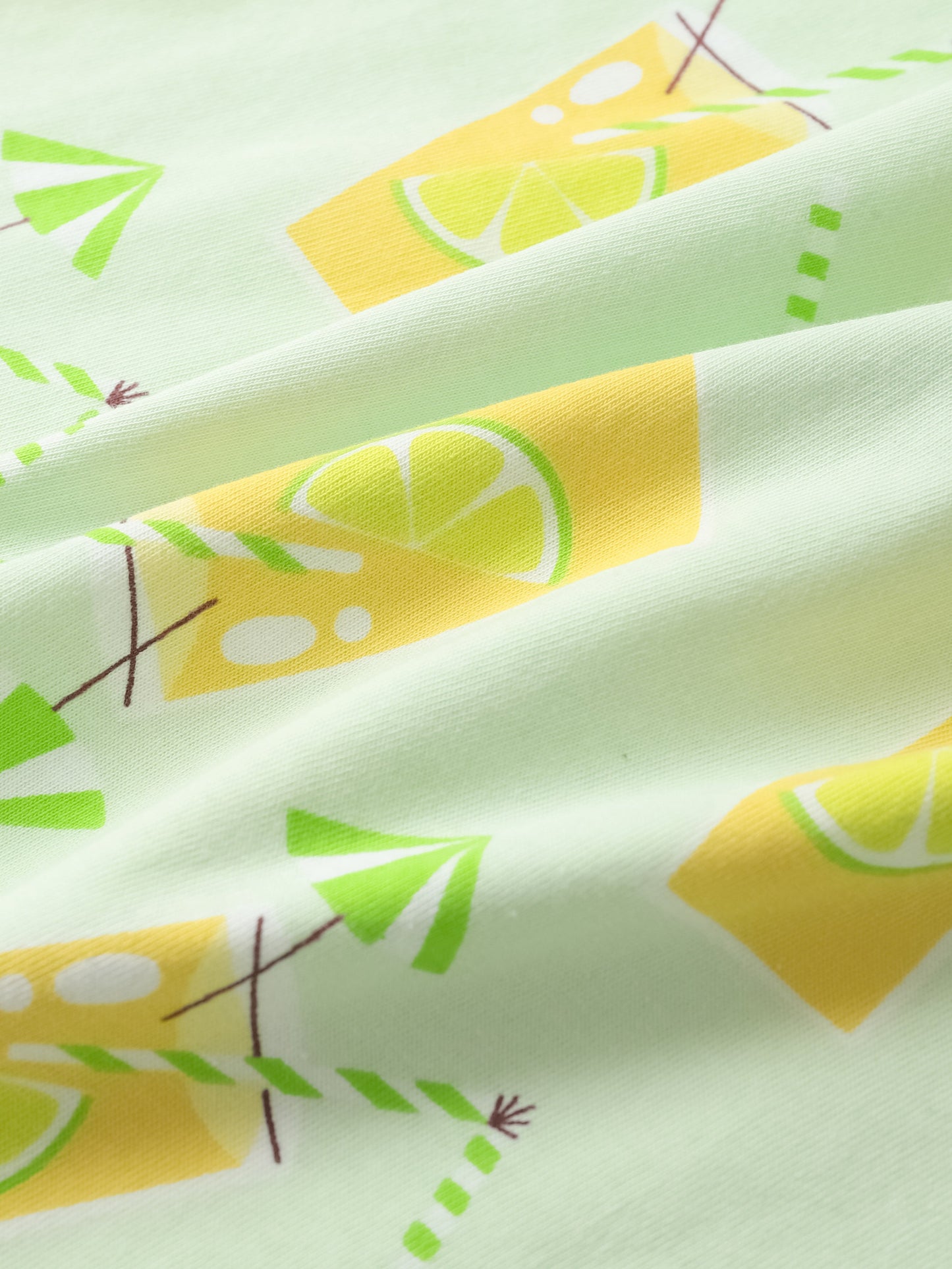 Kid All-Over Lemon Tea Print Tank Top