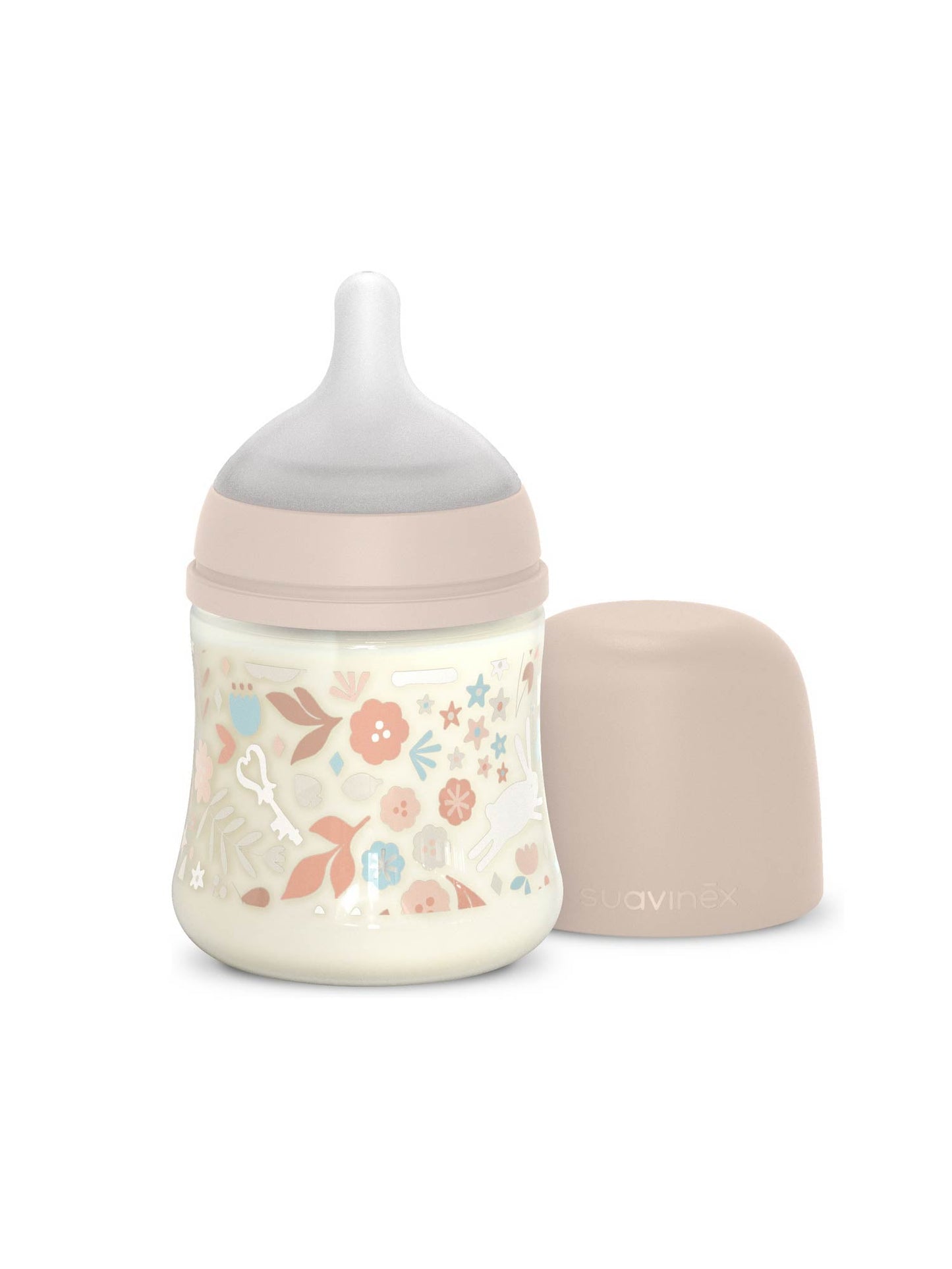 Feeding Bottle (PA) 150ml Slow Flow +0M SX Pro anti-colic Teat  - Wonderland Stripes Pink