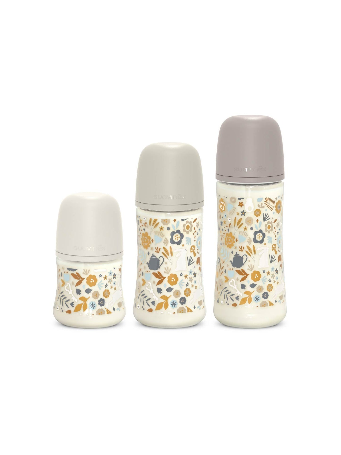 Feeding Bottle (PA) 150ml Slow Flow +0M SX Pro anti-colic Teat  - Wonderland Circle Neutral