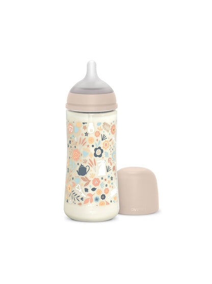 Feeding Bottle (PA) 360ml Dense Flow +6M SX Pro anti-colic Teat  - Wonderland  Liberty Pink