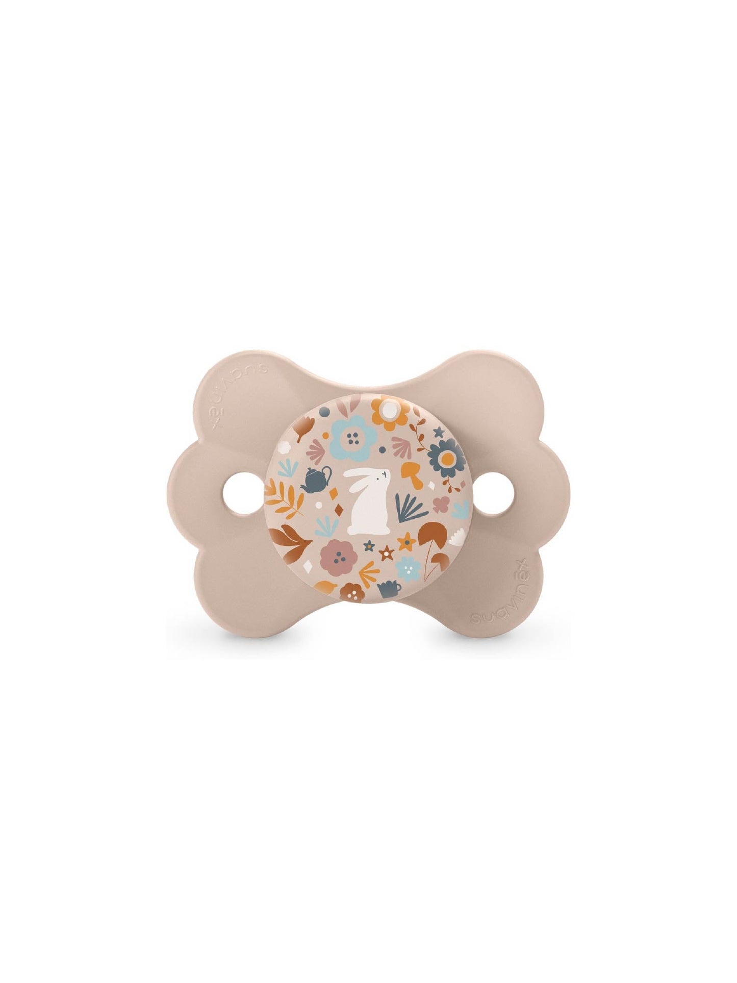 Soother with SX Pro physiological silicone Teat  6-18M - Wonderland Butterfly  Liberty Dusty Rose