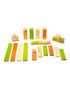 Tegu Tegu - 24 Piece Set Magnetic Wooden Blocks (Sunset) Wooden Toy