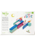 Tegu Tegu - 24 Piece Set Magnetic Wooden Blocks (Blossom) Wooden Toy