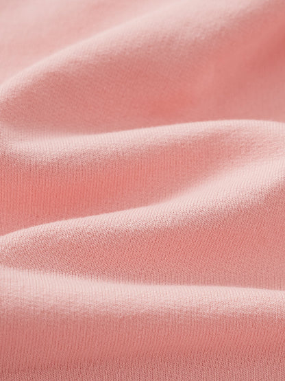 Kid Long Sleeve Strawberry Applique Sweatdress