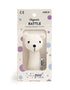 nature Zoo nature Zoo - Organic Rattle â€“ White Polar Bear rattle