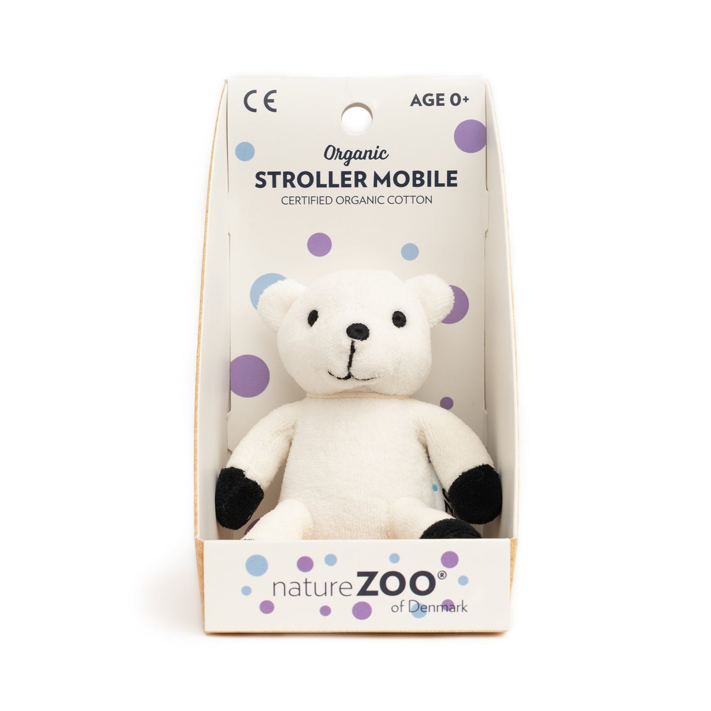 nature Zoo nature Zoo - Organic Stroller Mobile â€“ White Polar Bear Soft toys