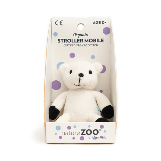 nature Zoo nature Zoo - Organic Stroller Mobile â€“ White Polar Bear Soft toys