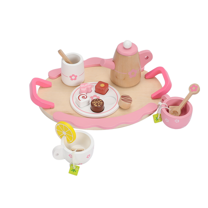 FN FN - Wooden Kitchen Toys (Afternoon Tea Set) Hard Toys