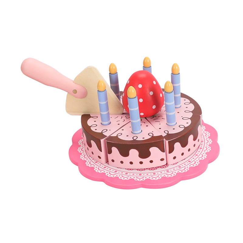 FN FN - Wooden Toy (Strawberry Birthday Cake) Wooden Toy