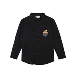 VAUVA Vauva FW23 - Boys Cotton Shirt (Black)