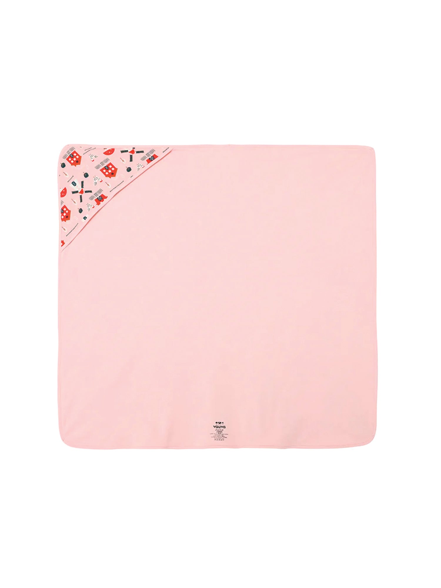 VAUVA Vauva FW23 - Baby Girl Pinwheel All Over Print Cotton Blanket (Pink) Blanket