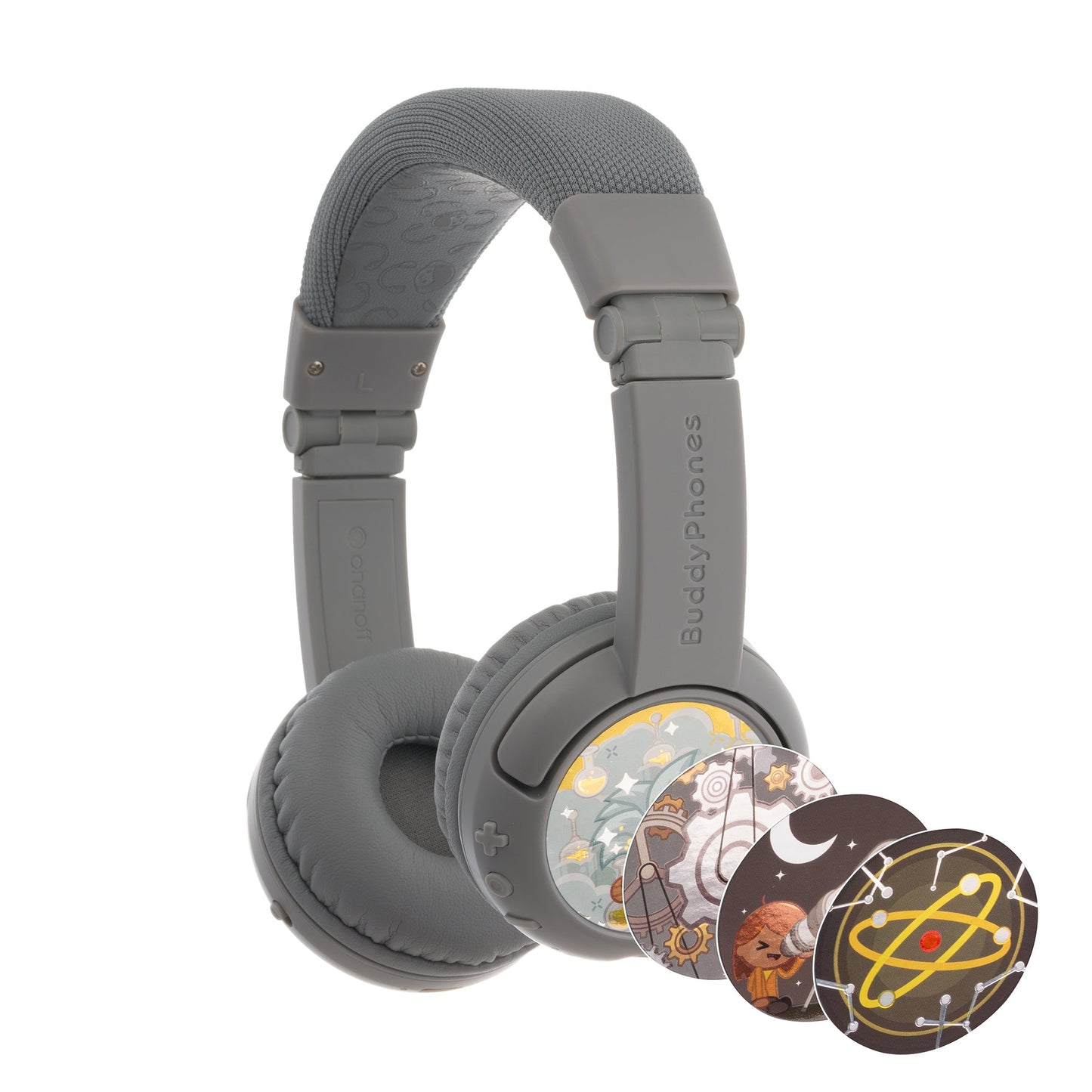 Onanoff Onanoff BuddyPhones Play+ (Grey Matter) Headphones & Headsets