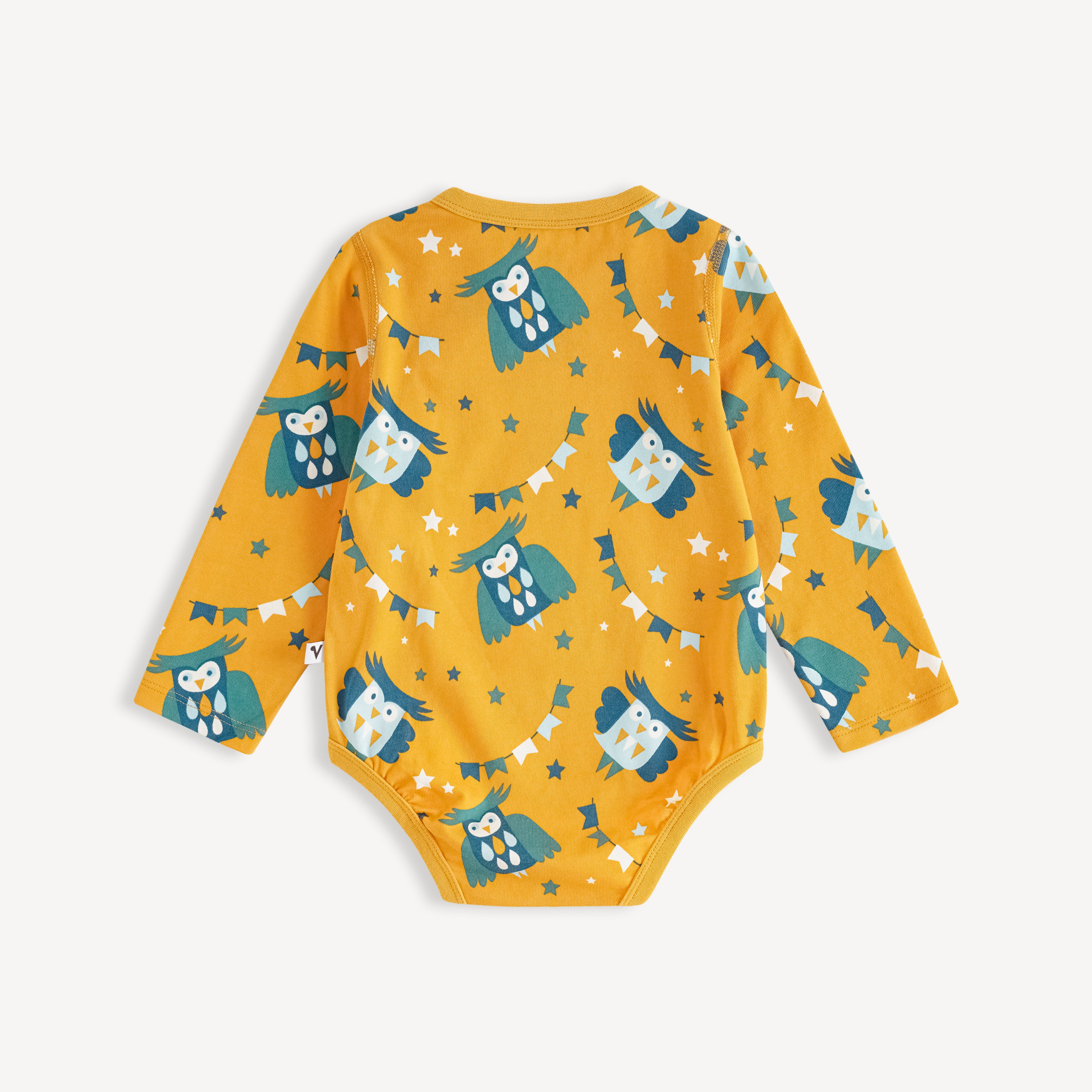 Owl-Print Baby Set